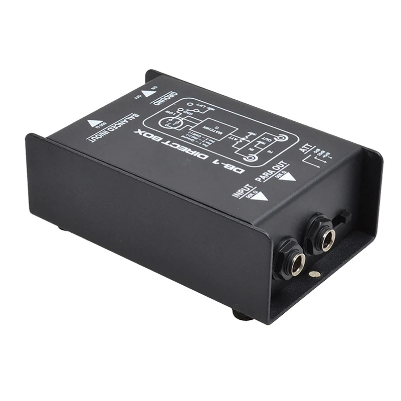 Dropship-Passive Impedance Converter DI Effects Audio Isolator Passive DI Box DI BOX Box