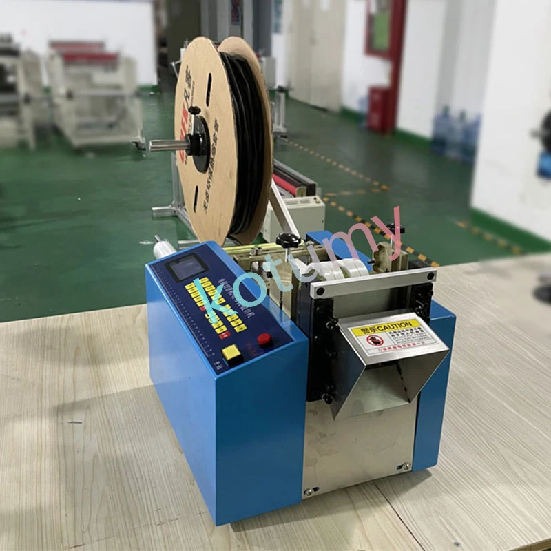 Automatic Cloth Tape Cutting Machine New Hot HZX-100 Microcomputer Automatic Pipe Cutting Machine Heat-shrinkable  Tube PE Hose