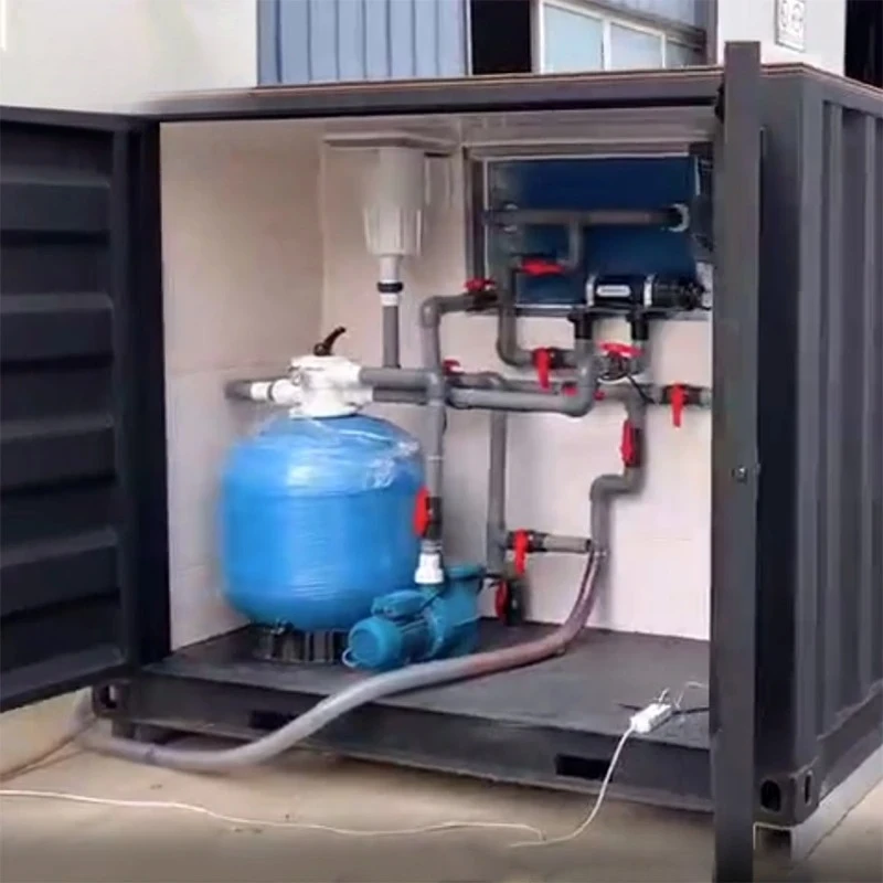 New Wholesale Container Swimming Pool 20ft Home Family Small Fiberglass Outdoor Swimming Pool Customized Size Backyard Swimming