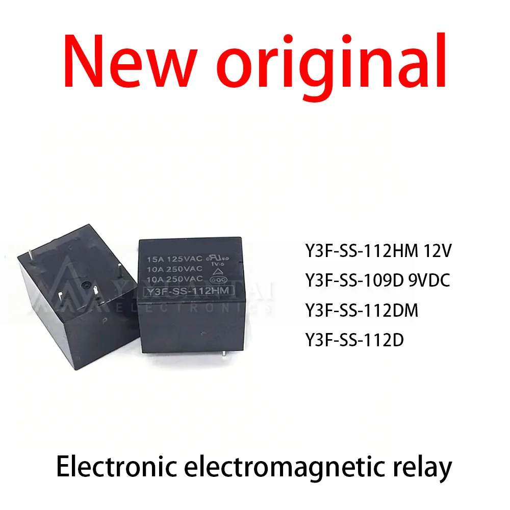 

10 Pcs/Lot New original Y3F-SS-112HM 12V Y3F-SS-109D 9VDC Y3F-SS-112DM Y3F-SS-112D Electronic electromagnetic relay