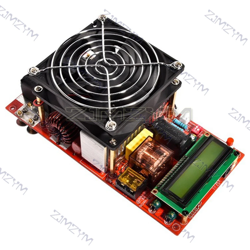 Modulo riscaldatore a induzione elettrica ZVS 2000W per generatore di protezione della temperatura in metallo fuso scheda ad alta tensione con Driver a bobina