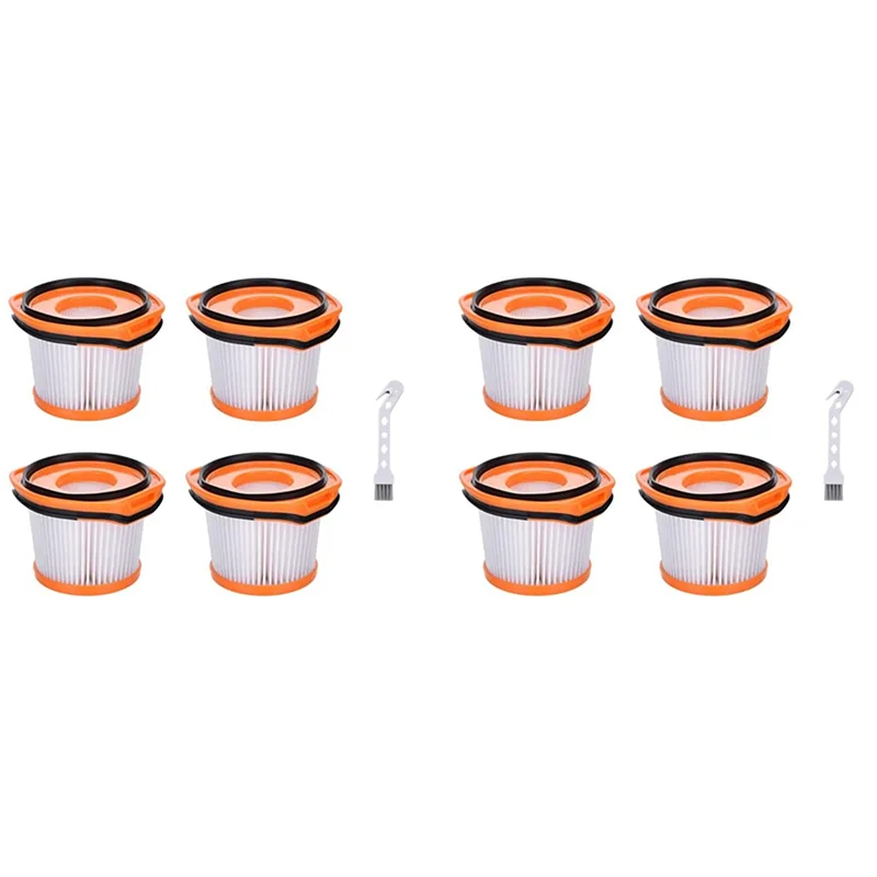 8 عبوات من فلتر المكنسة البديل لنظام Shark Wandvac WV360 WS620 WS630 WS632 WS632BLBRN WS632GDBRN، الجزء XFFWV360-ABPX