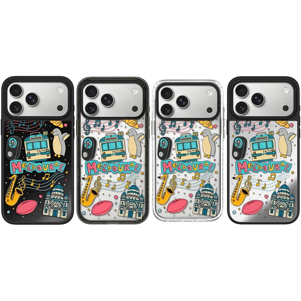 6051522 Acryl / Spiegel Magnetische Hülle: Kompatibel mit iPhone 17 16 15 14 13 12 Pro Max 17 Air