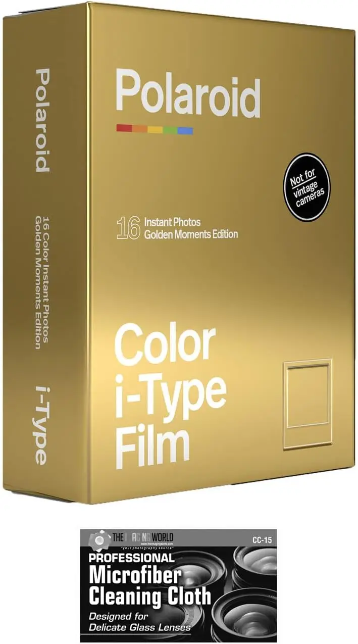 

Golden Moments Instant Film for i-Type Cameras - Double Pack (16 Shots)