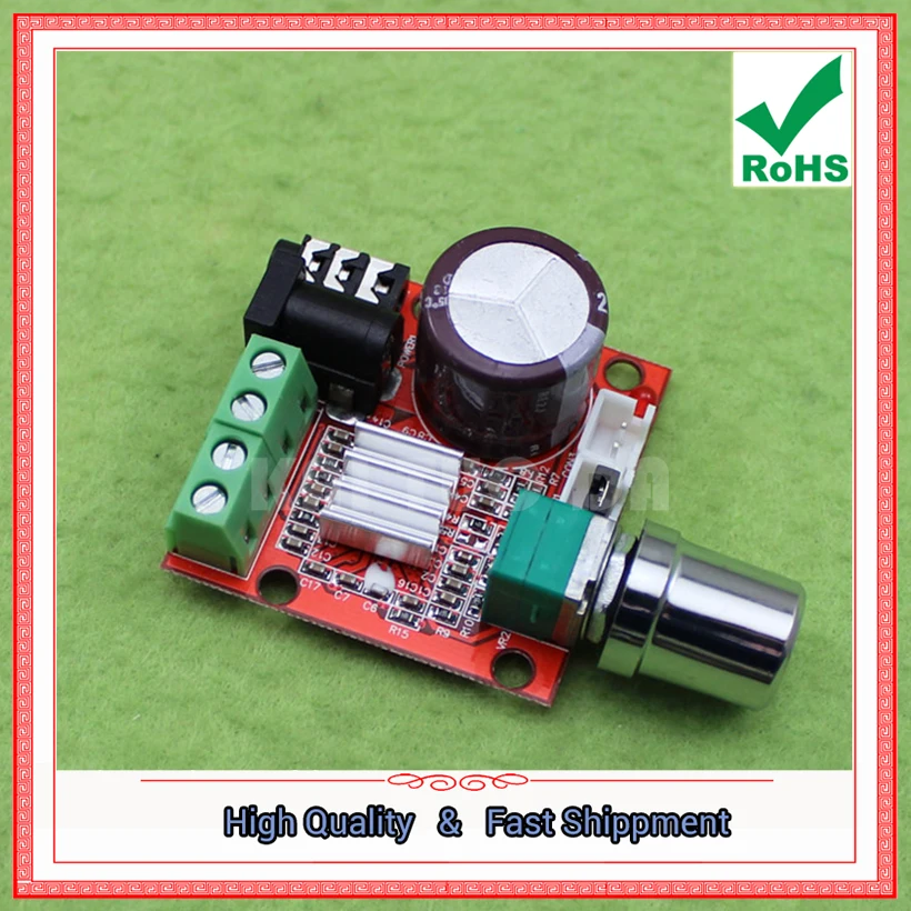 2 * 10W Dual Channel HIFI Fever 2.0 Digital Mini Power Amplifier Board PC Audio Module 2*10W (C7A2)