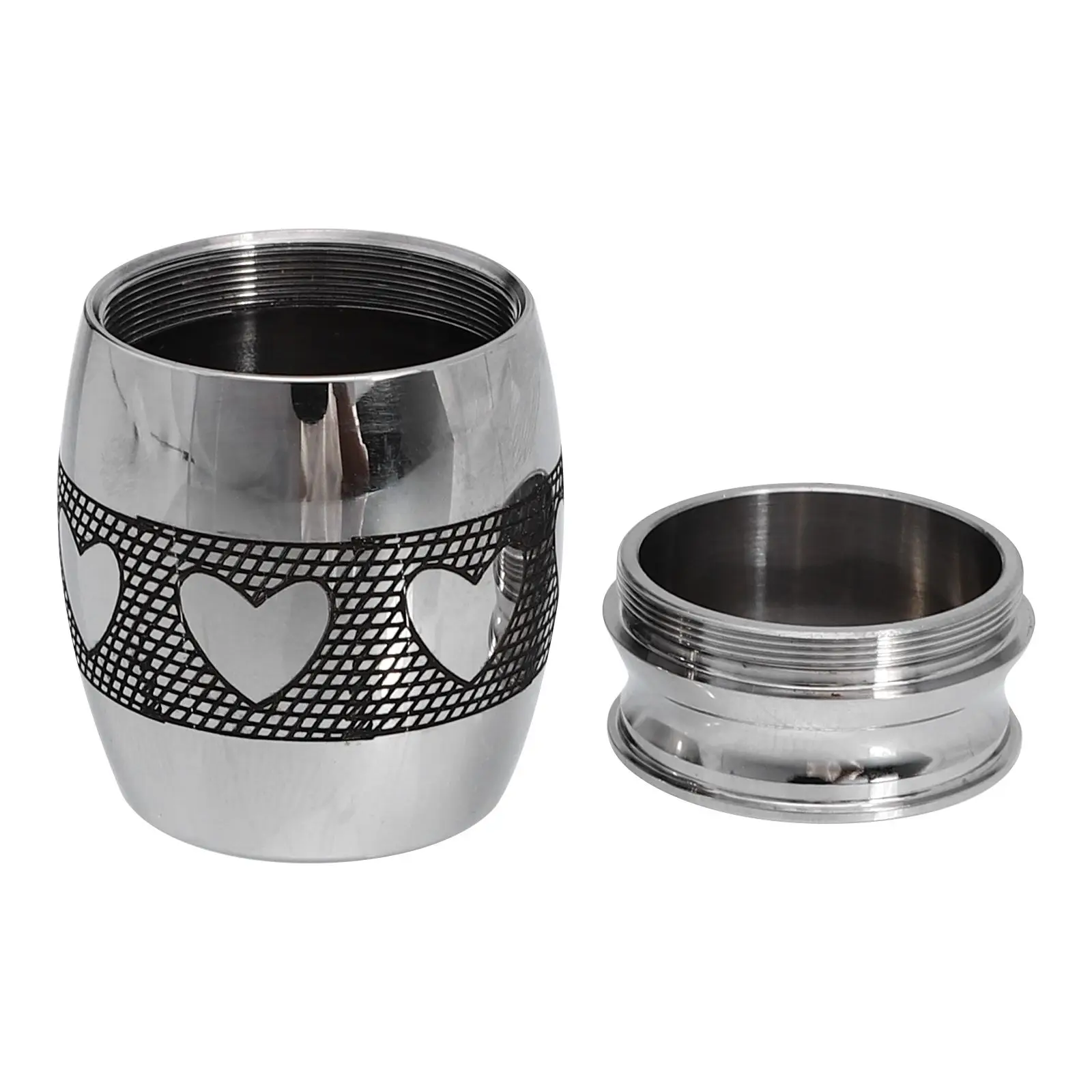 

Pet Cremation Urn Stainless Steel for Dogs Cats Ashes Memorial Gifts Durable Lightweight Portable Casket Bone Jar Pet Supplies