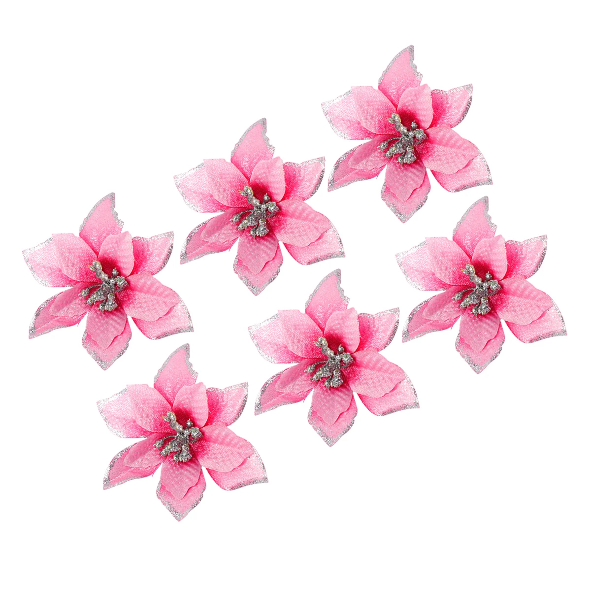 

24 Pcs Christmas Flower Decoration Decorations Tree Ornaments Simulation Flowers Artificial Greenery Garland