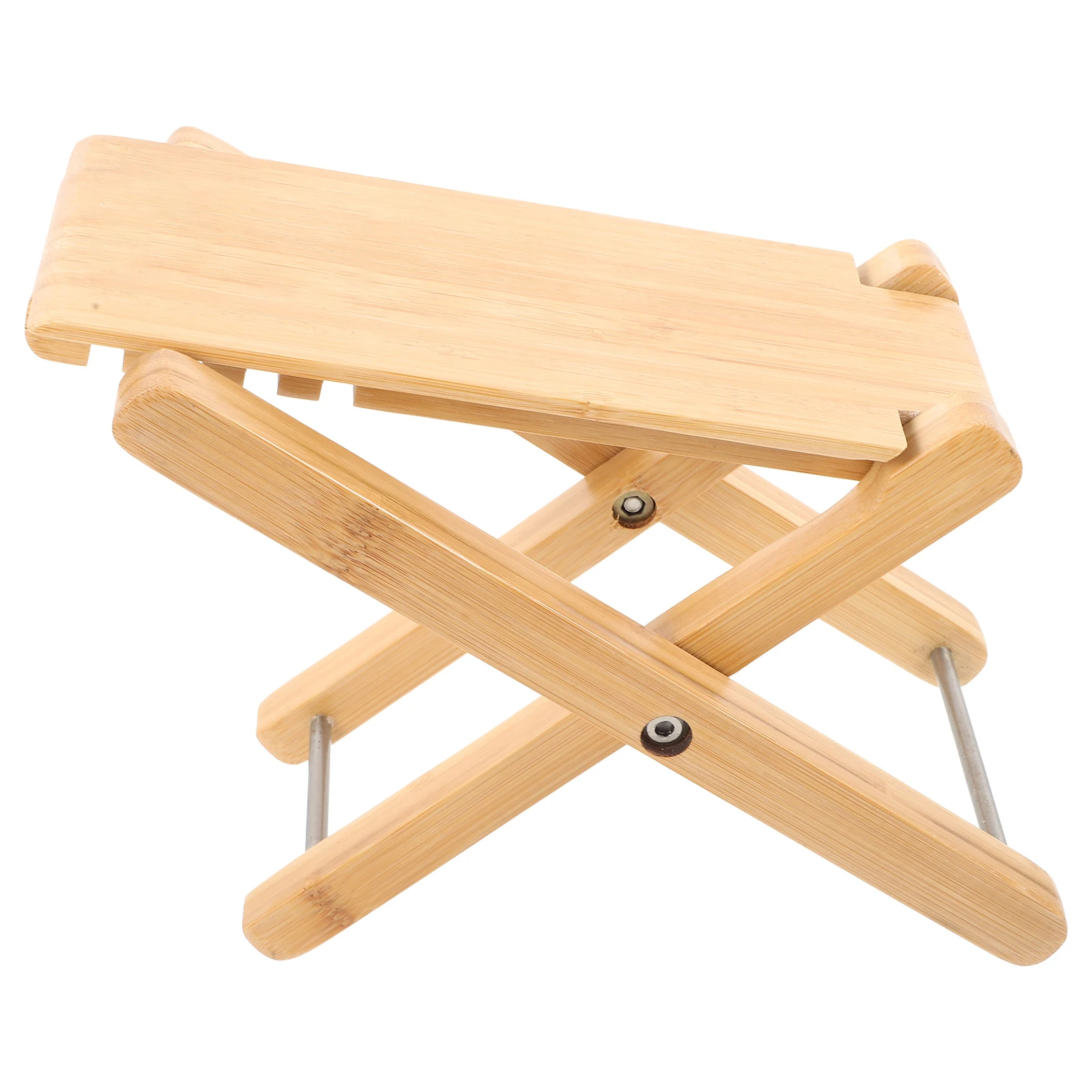 

Foot Stool Adjustable Height Wood 4 Levels Wide Bamboo Practice Bass Pedal Stools Guitar Rest Accessories Durable Stable