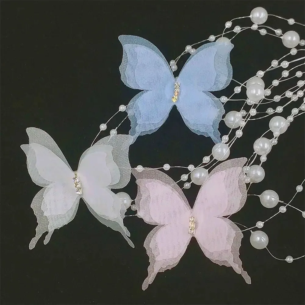 Fashion Temperament Ribbon Butterfly Choker Elegant Vintage Girl Ribbon Choker Butterfly Neck Accessory Women