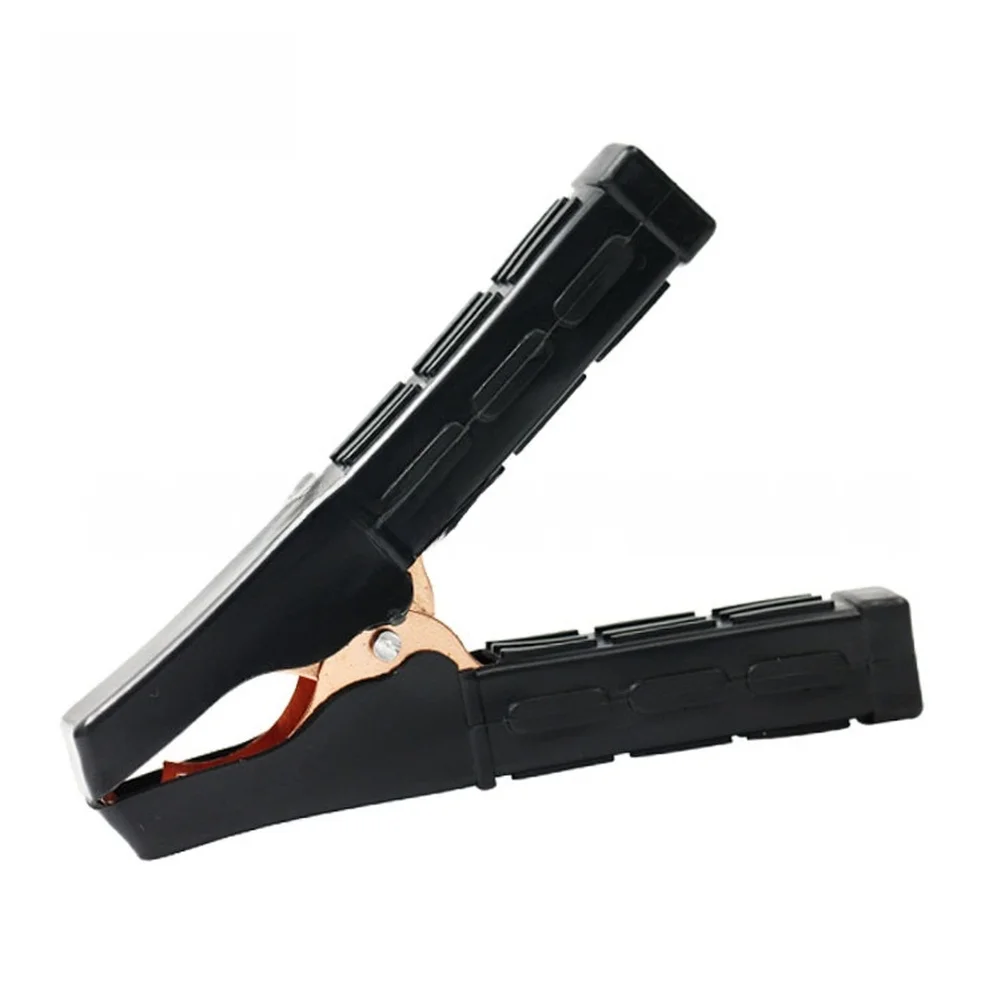 Steel Core Copper Plated 150A Crocodile Clips Fully Enclosed PVC Insulated Design for Industrial Electrical Applications