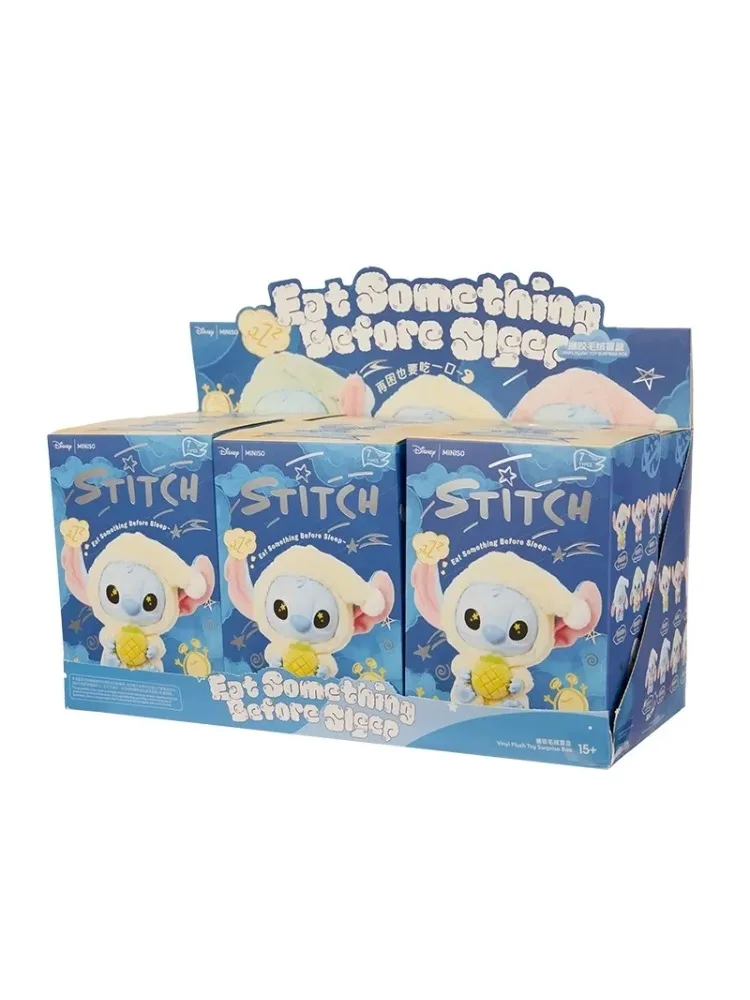 

New Stitch Eat Some Thing Before Sleep Series Vinyl Blind Box Bag Pendant Cute Doll Mystery Box Toy Kid Adult Gift