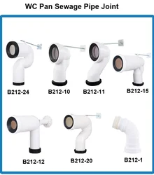 WC Pan Sewage Pipe Joint Home Plumbing Toilet Direction Connector Max 470mm Extendable Closestool Drain Renovation Outlet