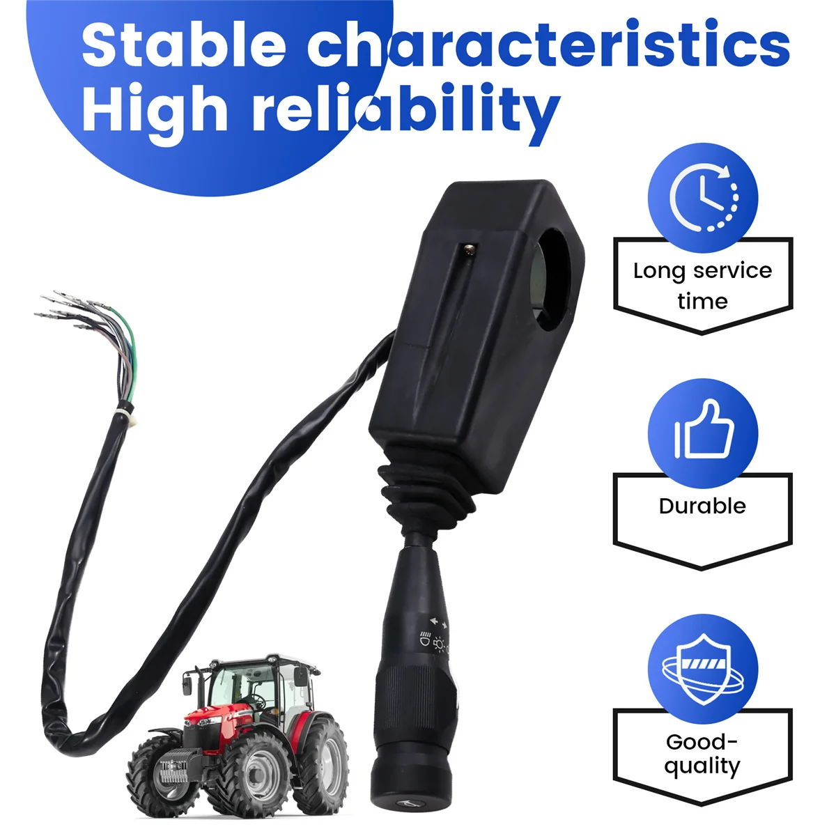 Super Sale 00018724 Auto Headlights Multifunction Horn Switch for Massey Ferguson TRAKTOR YM 3050-3085-3106-3070