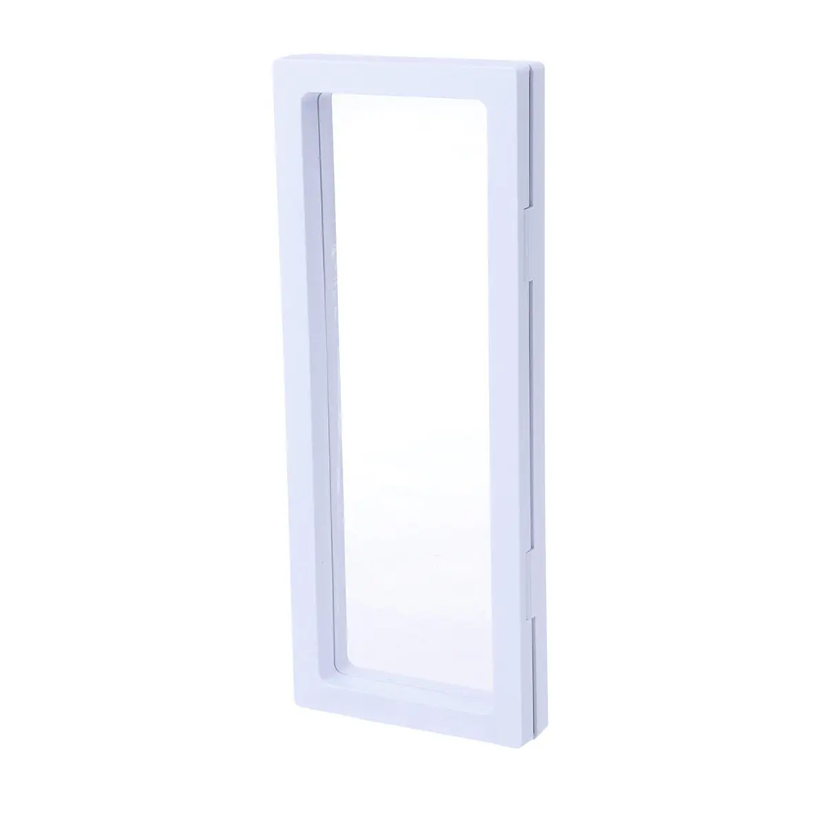 3D Floating Frame Shadow Box Display Case 23x9cm Clear Jewelry Display Box Coin Floating Frame Tabletop Medallion Holder