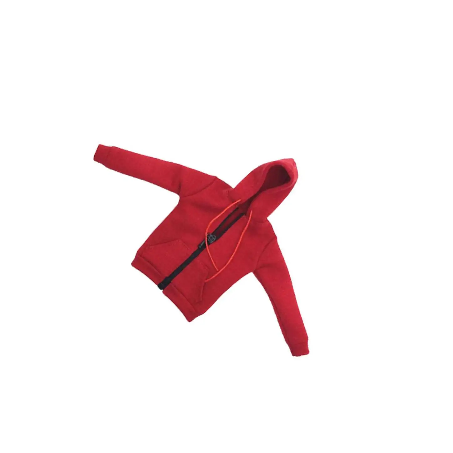 1/6 スケール 女性用 ジップアップ パーカー スウェットシャツ 12インチ アクションフィギュア用 グレー