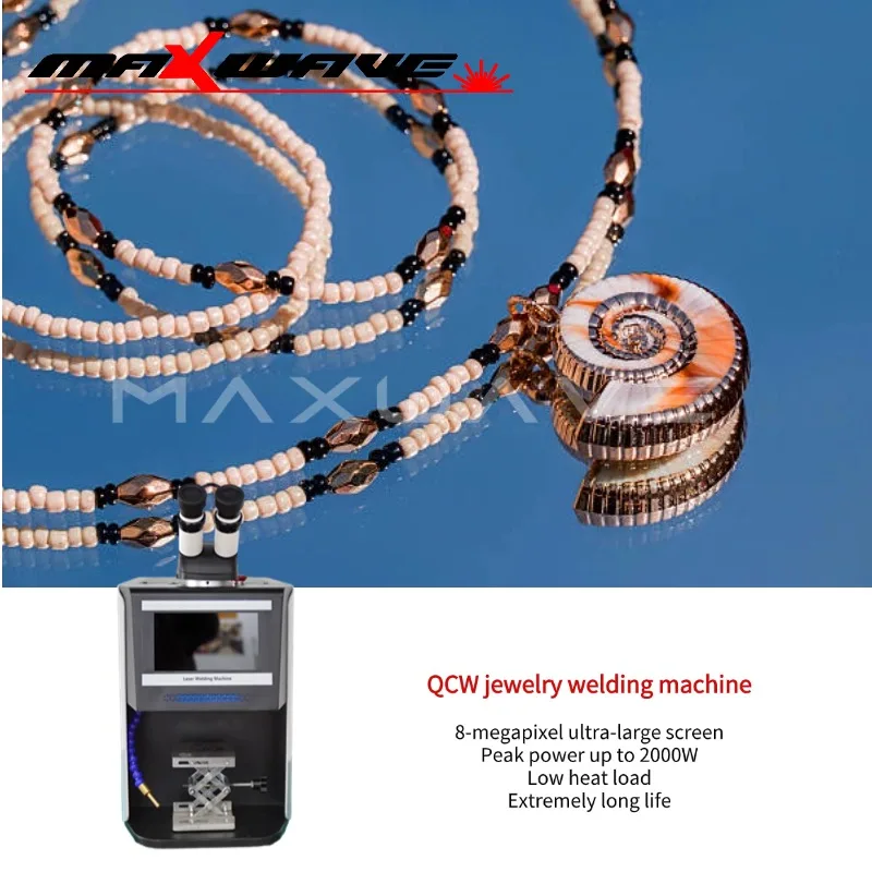 Удобный для пользователя лазерный сварочный аппарат QCW для ювелирных изделий с предустановленными параметрами для разных металлов, легко для начинающих в эксплуатации