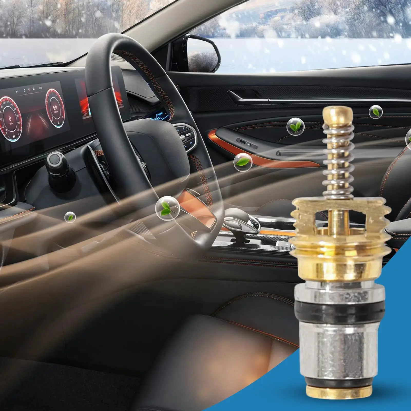 10pcs AC Valve Core Rust Resistant Refrigeration Valve Core Auto Air Conditioning Repair Accessories For Automotive RV HVAC Car