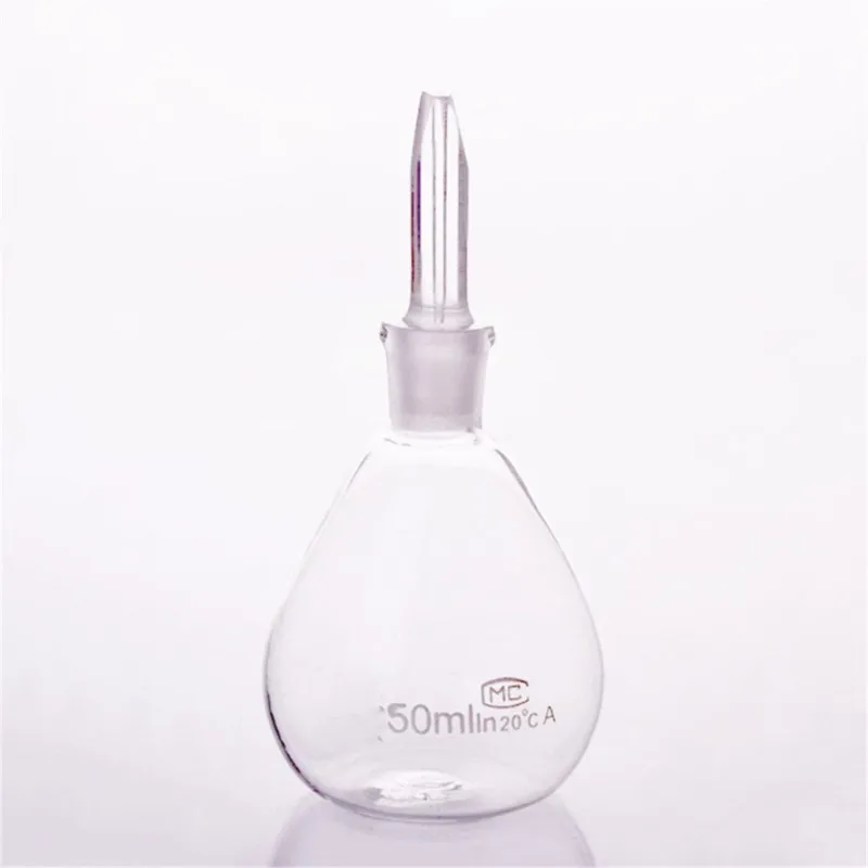 5-100ml Glass Specific Gravity Bottle Pycnometer Class A Science Labware Medical 5/10/25/50/100ml