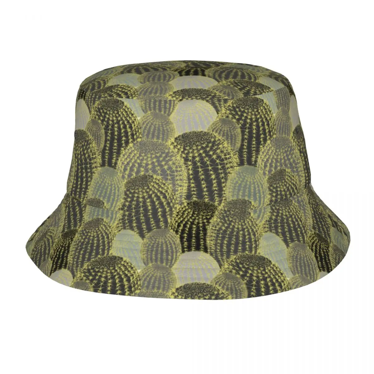 

Cactus Pattern Bucket Hat Bob Fisherman Cap Outdoor Travel Sun Visor Fashion Panama