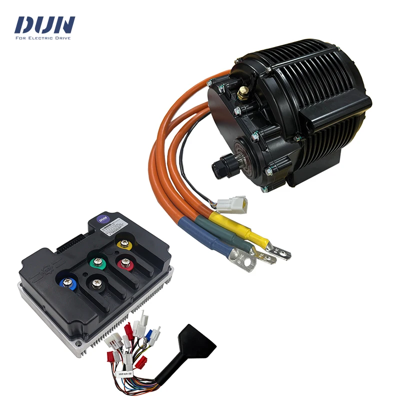 

QS165 10KW V3 60H 1:2.37 Gearbox PMSM Mid Drive Motor with Fardriver ND721000 Controller for Off-road Moped Lightbike