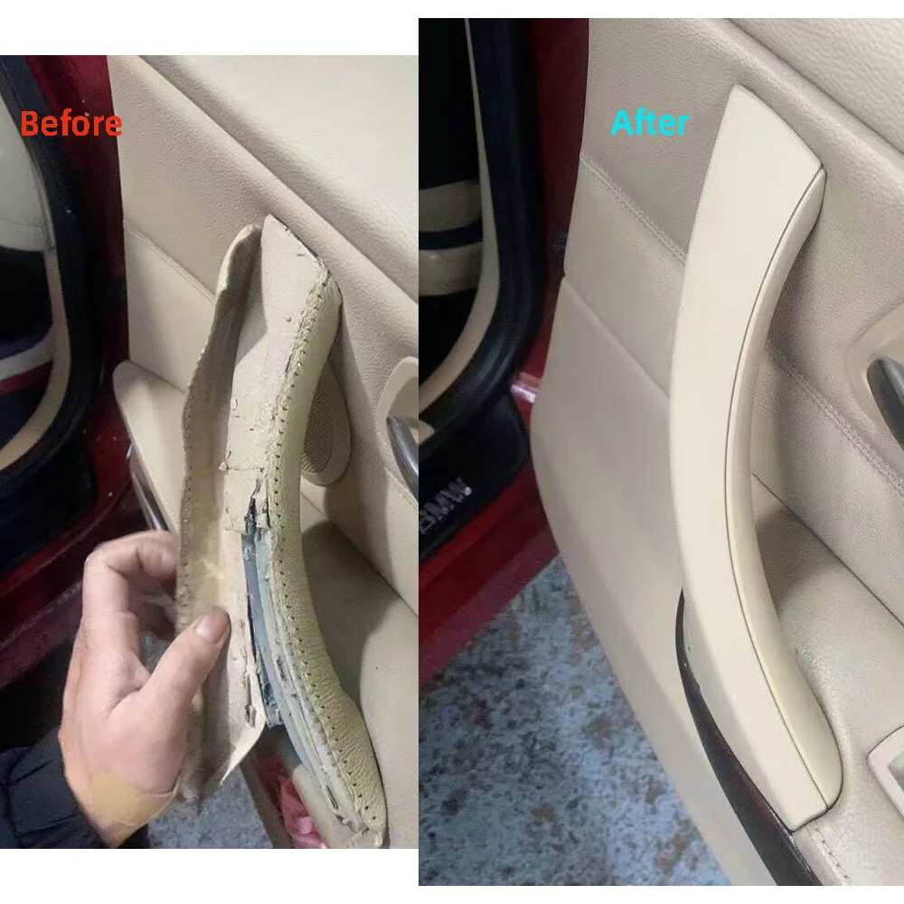 Car Passenger Left Right Side Interior Door Pull Handle with Cover Trim For BMW 3 Series E90 E91 E92 316i 318i 320i 325i 328i
