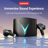 Original Lenovo LP6 TWS Gaming Earphone Wireless Buletooth Headphone Dual Mode Headset Low latency Long Battery Life Earbuds New