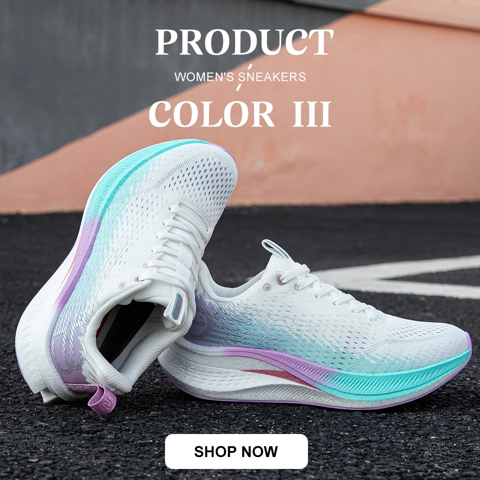 Baasploa Damen-Laufschuhe mit professioneller Carbonplatte, leichte, atmungsaktive Sportschuhe, bequeme Marathon-Sneaker für Damen – Detail 10