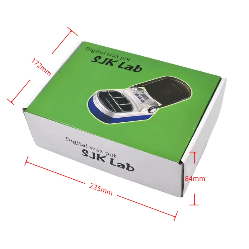 

Портативный нагреватель для воска SJK Dental с 4 слотами, быстрое плавление парафина, автоматический контроль температуры, оборудование для стоматологических лабораторий