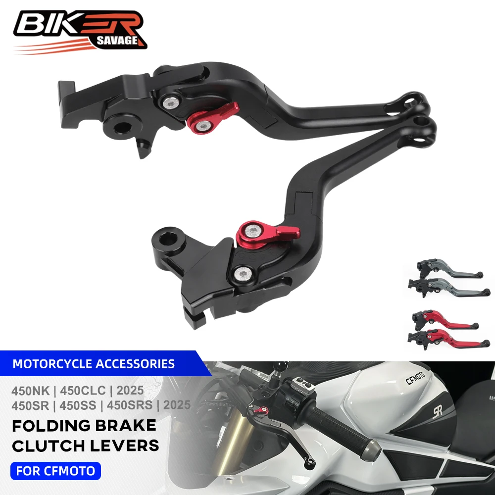 

2025 450CLC 450NK Brake Clutch Levers For CFMOTO 450SR 450 SS SRS 2023-2024 Folding Extending Front Control Handles Accessories