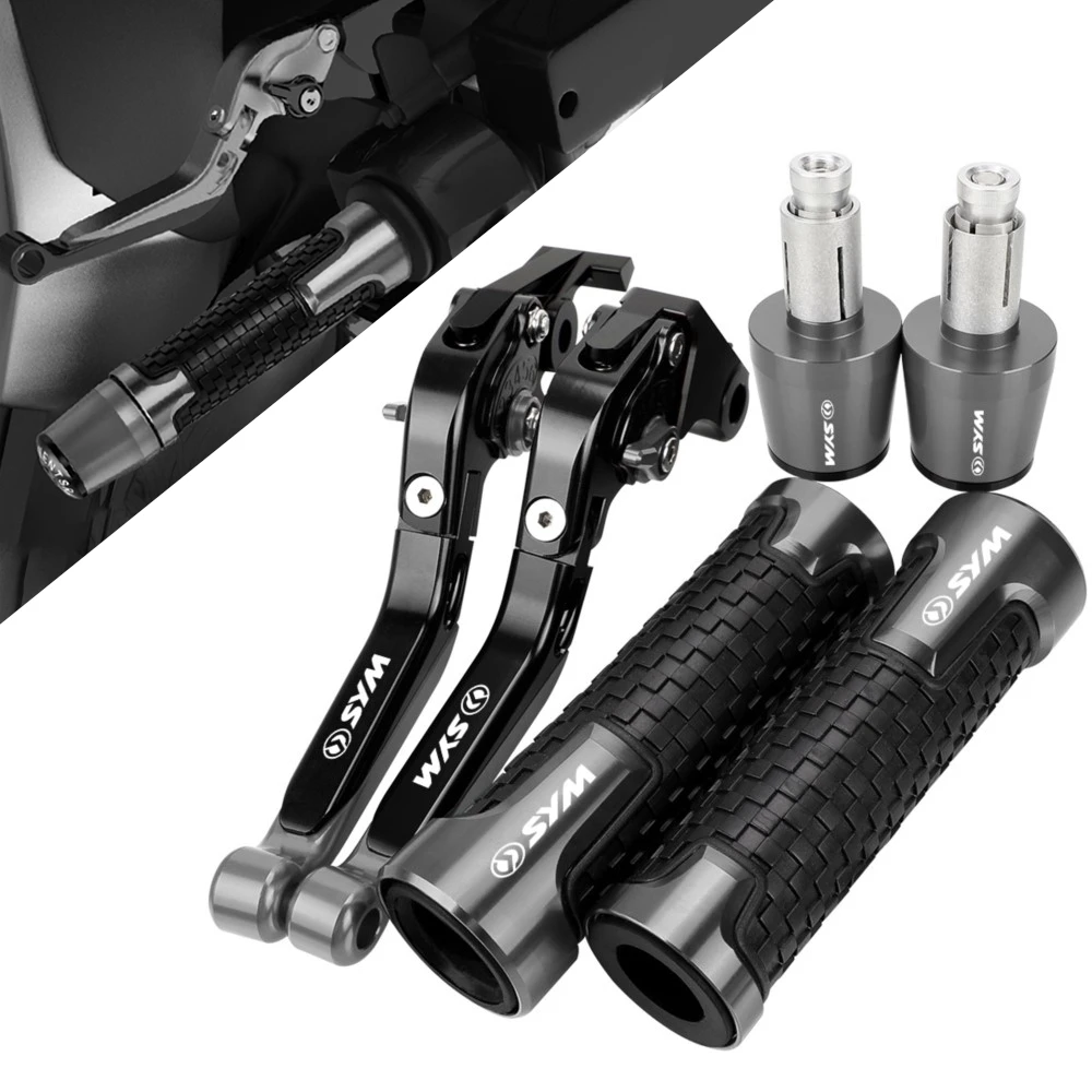 

For SYM MAXSYM 400i 600i MAX 400 600 Motorcycle Accessories Extendable Adjustable Brake Clutch Levers Handlebar Grips Ends