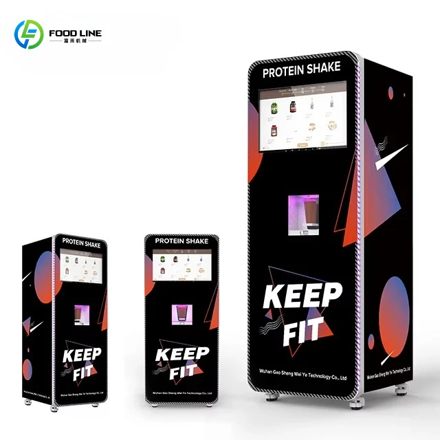 Popular Protein Shake Vending Machine Automatic Touch Screen Gym Cold Mix Coffee Vending Machine