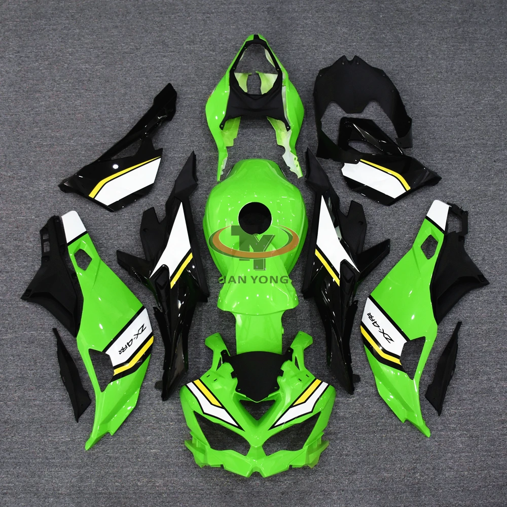 For Kawasaki Motorcycle Injection Cowling Full Green Black Printed Yellow Bodywork Fairing Kits ZX4R 2019-2025 ZX 4R ZX4RR