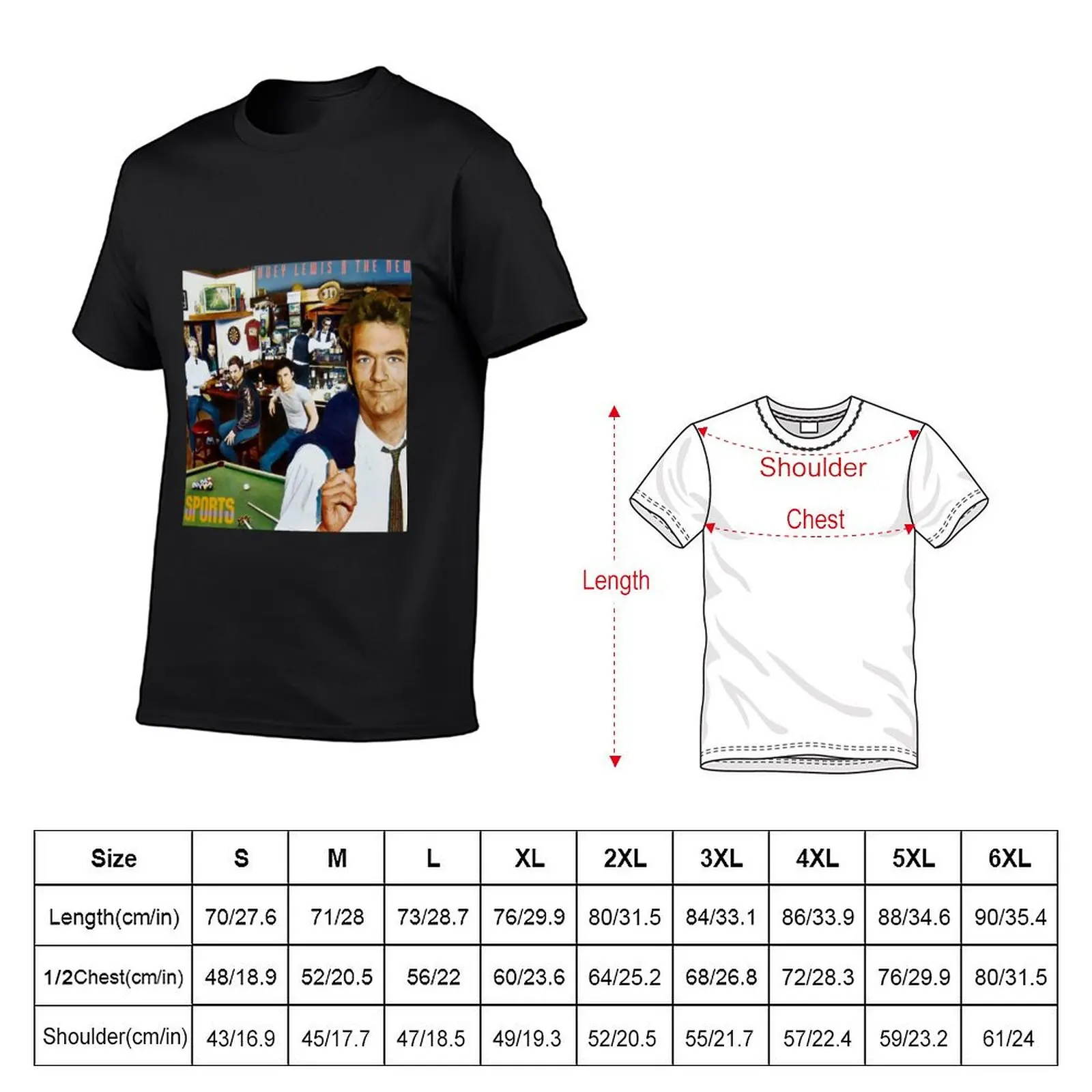 huey sport lewis news T-shirt boys whites shirts graphic tees plain mens t shirt graphic