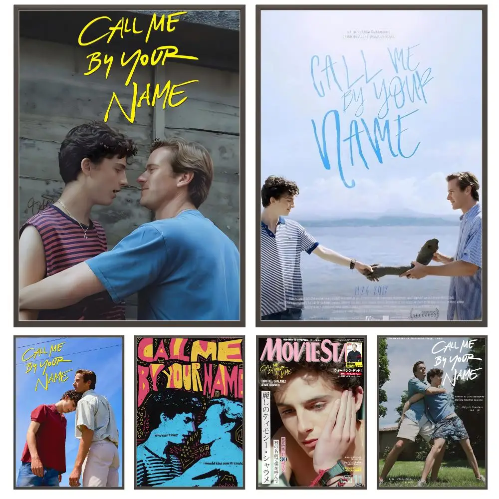 movie Call Me by Your Name Poster Poster HD Waterproof Self Adhesive Wall Art Print Decor for Bedroom Living Room Gift
