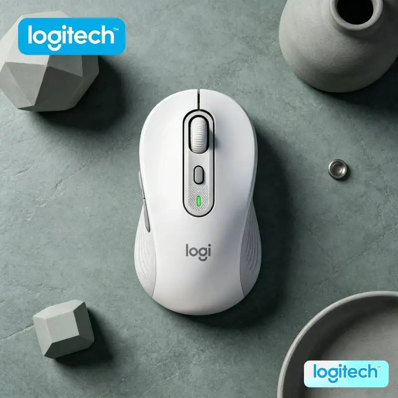 

Logitech M750 Office Mouse - Rubber Grips, Custom Buttons, 4000 DPI, 10m Range, 24-Month Battery, Work Efficiency Helper