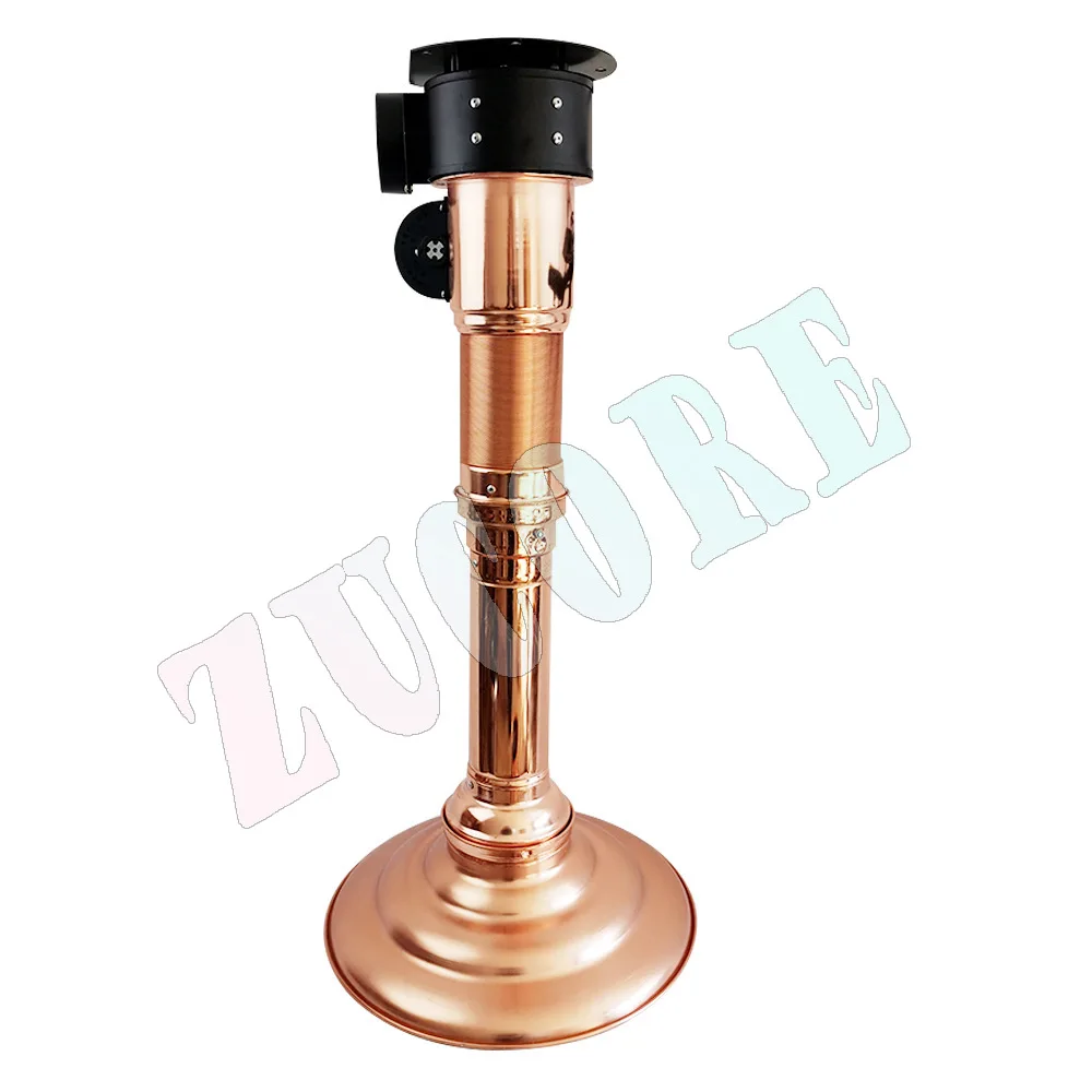 Barbecue Telescopic Smoke Exhaust Pipe Ventilation Pipe Barbecue Grill Equipment Smoking Hood Chimney