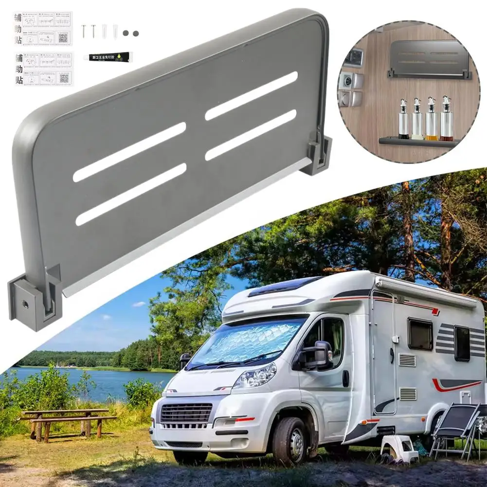 

RV Drop-down Aluminum Foldable Shelves Are Used For Wall Storage In RVs And Campers And For Saving Space In RVs. Y5P0