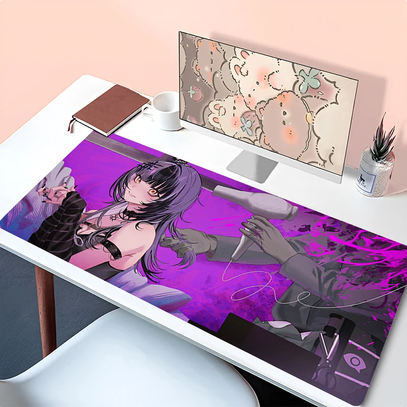 Mousepad Anime Mouse Pad Gaming Accessories Office HD Keyboard Pad Large Desk Mat PC Hololive Shiori Novella Rubber Extended Pad