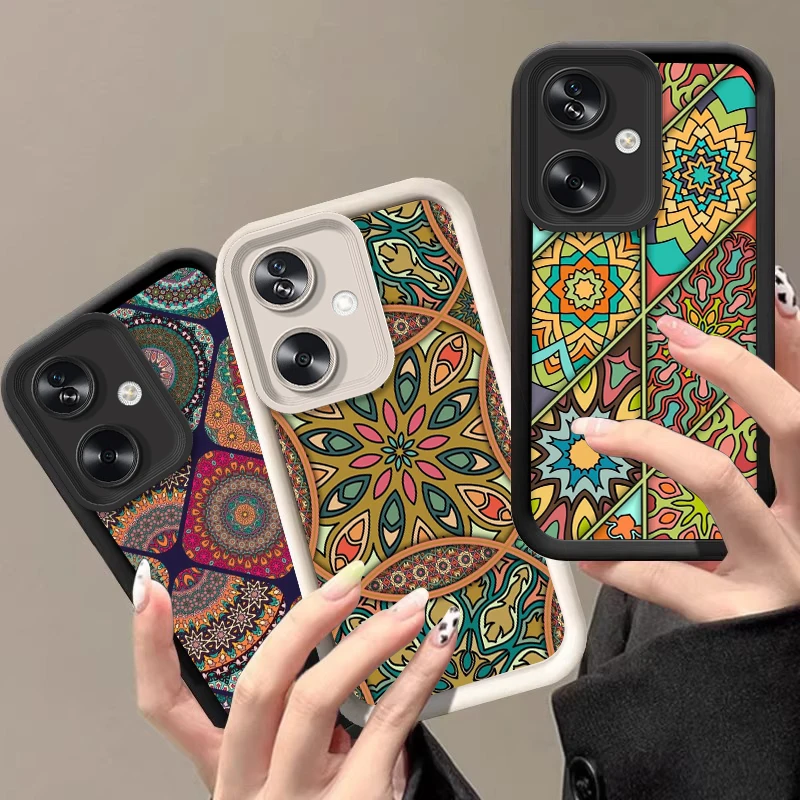 

Totem shapes For Oppo Reno 11F 4Z 10 12 PRO A79 60 5G 40 58 78 74 Realme GT 6 C67 Find X3 Lite Soft Silicone Phone Case