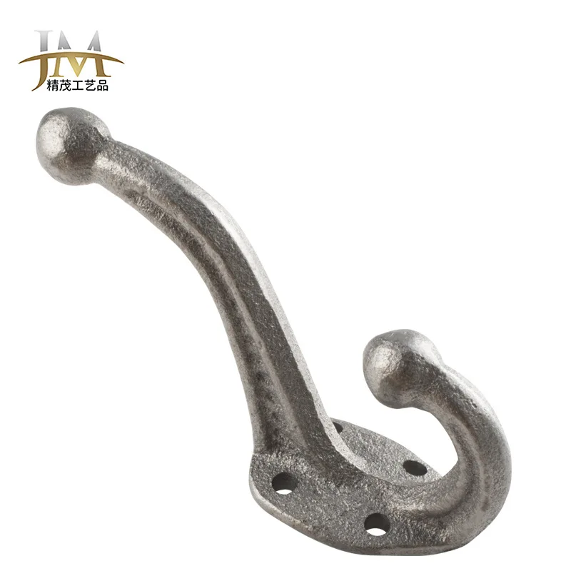 European industrial style clothes hook cast iron door hook cast iron coat hook retro wrought iron decoration.