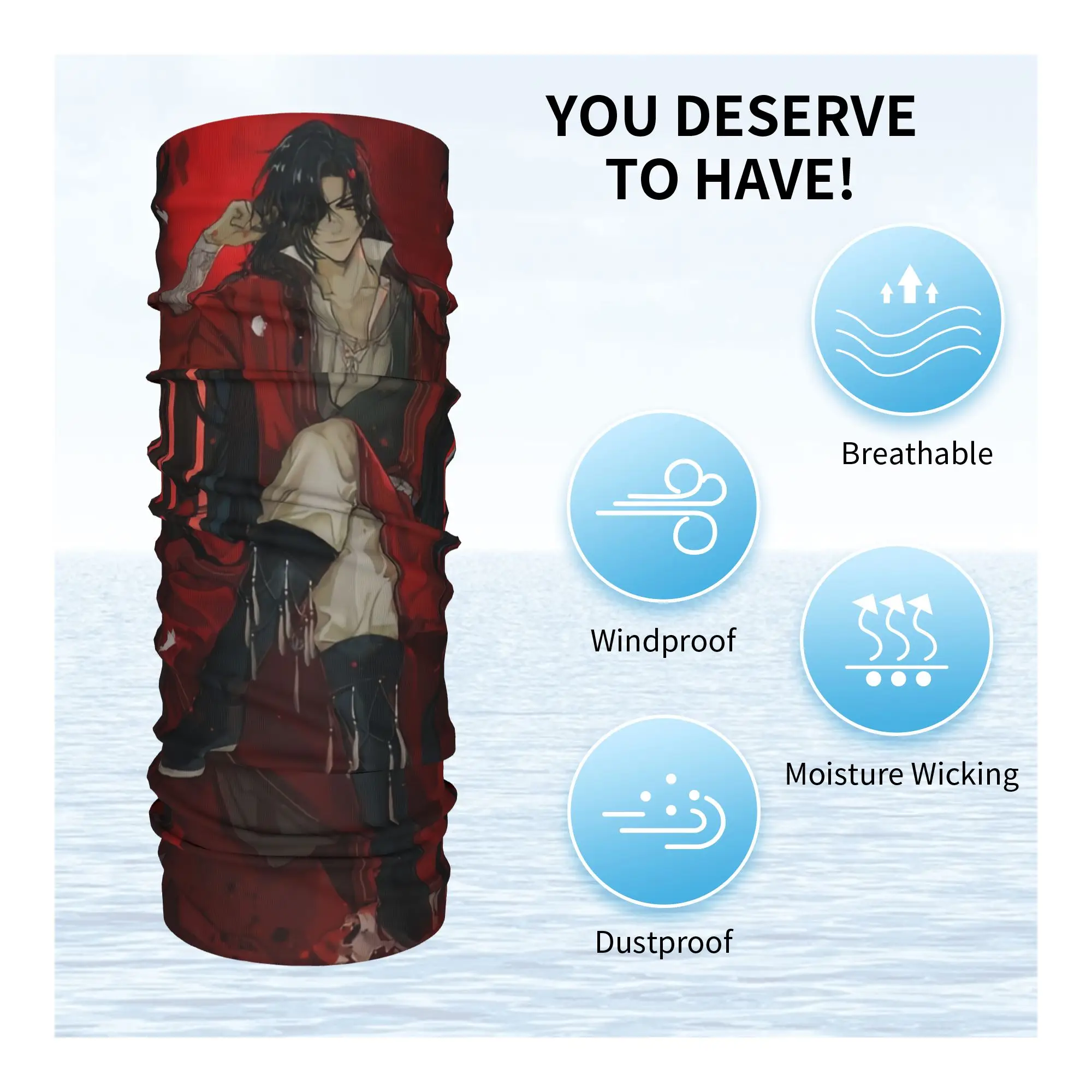 مخصص السماء الرسمية نعمة الكرتون باندانا الرقبة أدفأ النساء الرجال الشتاء المشي لمسافات طويلة وشاح التزلج الجراب واقي الوجه #3