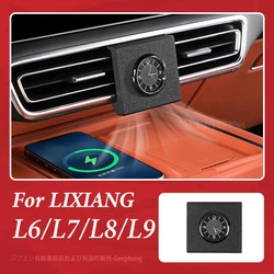 For lixiang accessories car clock L6 L7 L8 L9 li9 accessories advanced light luxury light luxury Center console air outlet