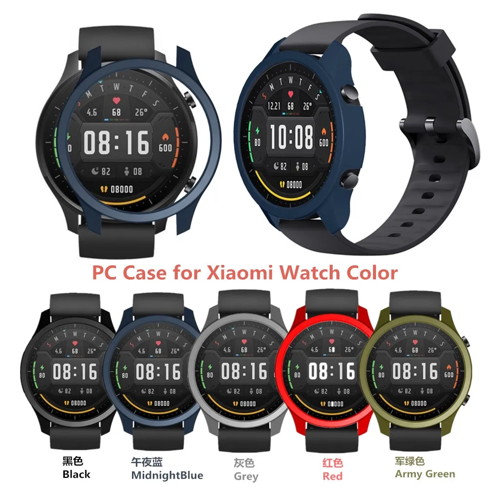 PC Protective Case Cover for Xiaomi Mi Watch Color Smartwatch Protector Shell Bumper