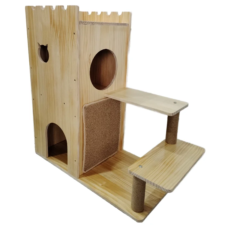

#Factory Price Multi-Specification Wood Cat House Pet Carrier Cage for Living Room