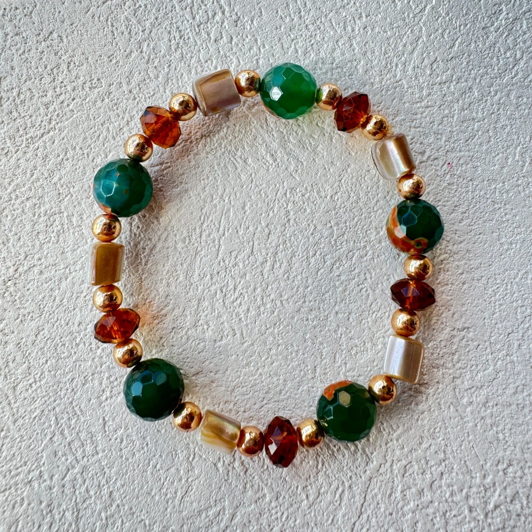 Handmade Beaded Bracelets Bohemian Multicolor Seed Beads Women's Gemstone Daily Jewelry