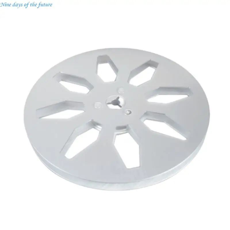

Durable 7 inch New Disc with 8 Holes Tape Reel Nab Hub Metal 7 " 4 for Home Theater E65A