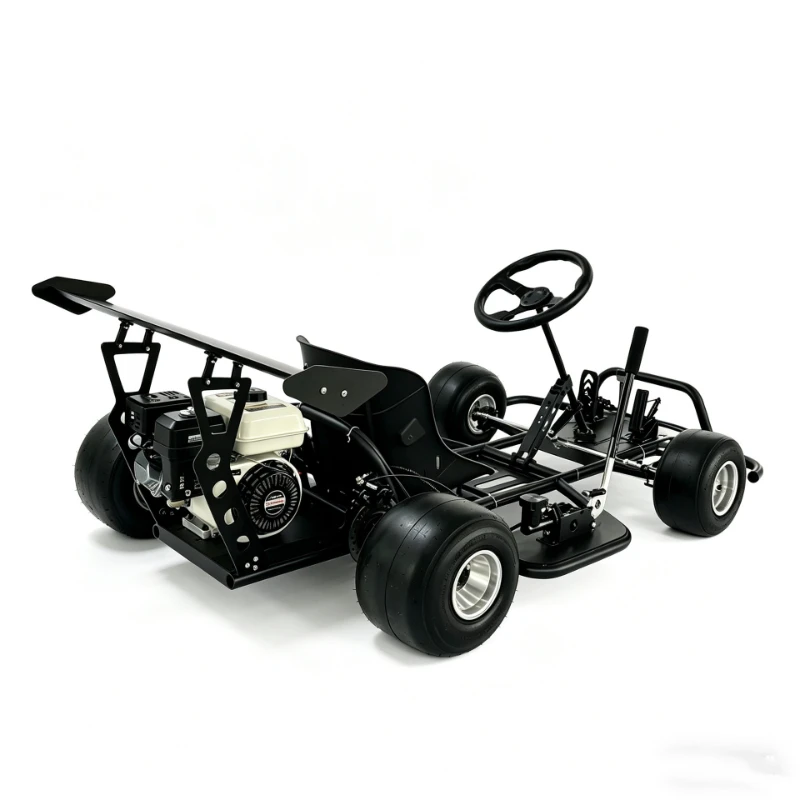 Classic fluorescent green off-road go-kart venue competitive drift adult adult drift car