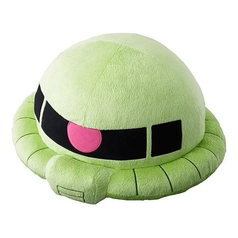 Anime Zaku Head Bedroom Plush Rest Pillow Soft Stuffed Cushion Sofa Chair Decor Collectible Toy Birthday Gift For Fans Childrens
