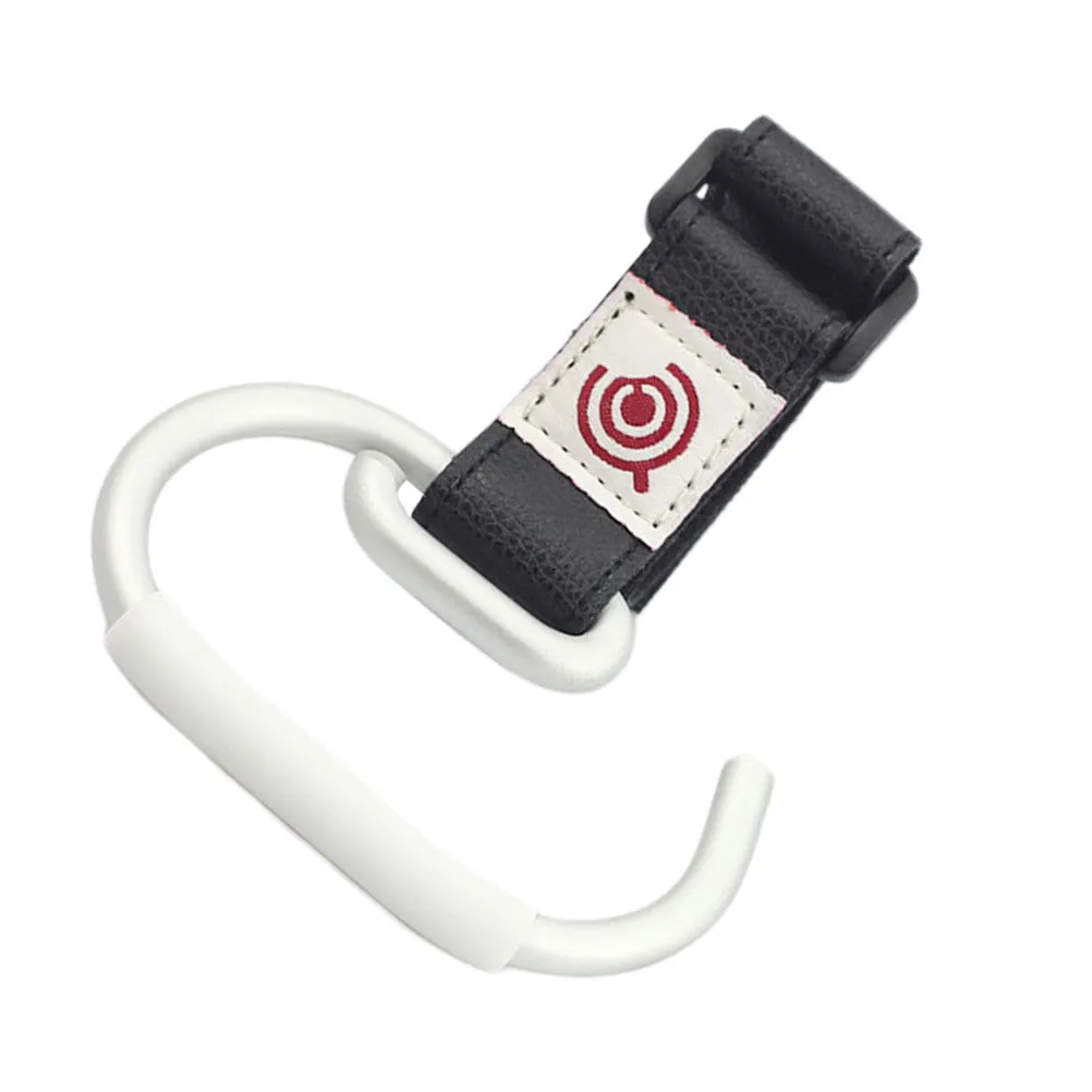 Premium Aluminum Stroller Hooks Fully Rotatable Easy Install Remove Stroller Hanger for Diaper Bags Purse Keys Wallet Cart Bike