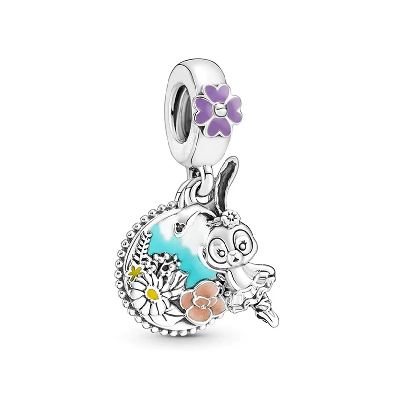 Miniso سنو وايت مرآة سحرية عيد الميلاد خرز تميمة استرخى صالح الأصلي سوار خرز قلادة DIY بها بنفسك مجوهرات هدية